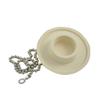 Danco Tub Drain Stopper, 1-3/8 in, Rubber, White (80783) view 2