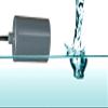 Little Giant RFSN-9 115-Volt, Maximum 13-Amp - 1/2 HP, Pump Down Piggyback Tethered Float Switch for Pond, Sump, Sewage or Effluent Systems, 15-Ft. Cord, Grey, 599117 view 2