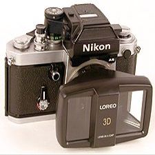 A Stereo Camera from your NIKON Film Camera - Lens Attachment takes stereo pictures without a stereo camera