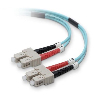 Belkin 2M Lo MMf Aqua Fo Cable Sc/sc 50/125 10GB