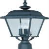 Maxim Lighting Builder Cast 3-Light Light Fixture | Black Aluminum Finish | Transitional Indoor Light Fixture | Dimmable Wet Rated | Home Decor Light Fixture | Builder Cast Collection | 3008BK view 1