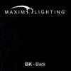 Maxim Lighting Builder Cast 3-Light Light Fixture | Black Aluminum Finish | Transitional Indoor Light Fixture | Dimmable Wet Rated | Home Decor Light Fixture | Builder Cast Collection | 3008BK view 2
