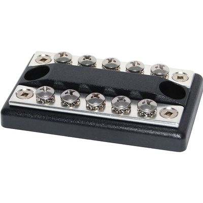 Blue Sea Systems 2701 DualBus 100A BusBar - 5 Circuit, Beige