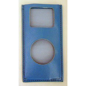 Brighton Color Leather Case for 2nd iPod Nano (Pearl Blue) BI-2NCASE/PB