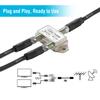 STEREN 2-Way 2.4GHz 90dB 1 Port Power Pass DC Passing On One Port F-Pin Coaxial Splitter [201-232] view 2