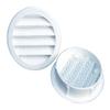 Maurice Franklin Louver-3" Round White Polypropylene Plastic Louver with Insect Screen System (Priced Per Bag of 4). Item #3" PLW-100 view 1
