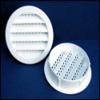 Maurice Franklin Louver-3" Round White Polypropylene Plastic Louver with Insect Screen System (Priced Per Bag of 4). Item #3" PLW-100 view 2