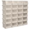 Akro-Mils 30210 AkroBins Plastic Storage Bin Hanging Stacking Containers, (5-Inch x 4-Inch x 3-Inch), Stone, 24-Pack view 1