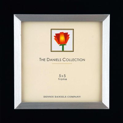 Rich ebony wood with gorgeous aluminum inlay accent by Dennis Daniels - 5x5