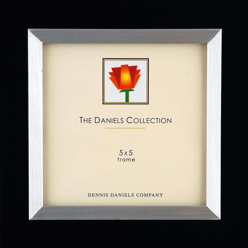 Rich ebony wood with gorgeous aluminum inlay accent by Dennis Daniels - 5x5