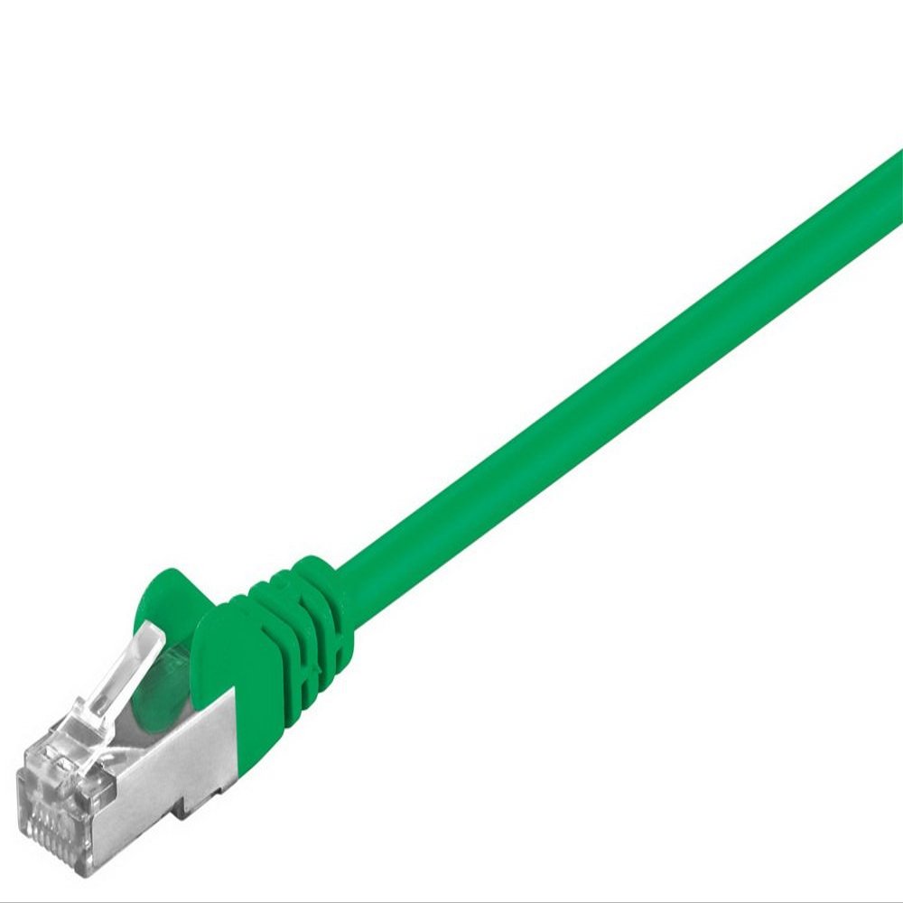 Goobay 60183 CAT 5e patchcable F/UTP Green - CCA Material Mixture