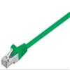 Goobay 60183 CAT 5e patchcable F/UTP Green - CCA Material Mixture view 1
