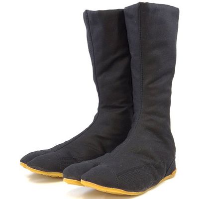 Black "Winter" 24.5cm Jika-Tabi