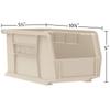 Akro-Mils 30230 AkroBins Plastic Storage Bins, 11"x5"x5", Blue, 12-Pack view 2