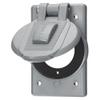 Wall Plates and Boxes, Weatherproof Covers, 1-Gang, for Small Flanged Devices, Standard Size, Reinforced thermoplastic Polyester view 1