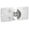 Master Lock Chrome Hasp Lock, Heavy Duty Hidden Shackle Lock and Hasp, Solid Steel Lock for Trucks, Trailers, or Vans, 9 Inches Wide, 770 view 1