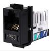 SpeedGain Category 5e Jack Universal Black view 1