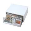 Oaks AV Board for CD Storage Unit as50 C White view 2
