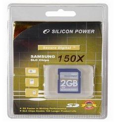 Silicon Power 2GB SD 150x Ultra High Speed / SLC Chips