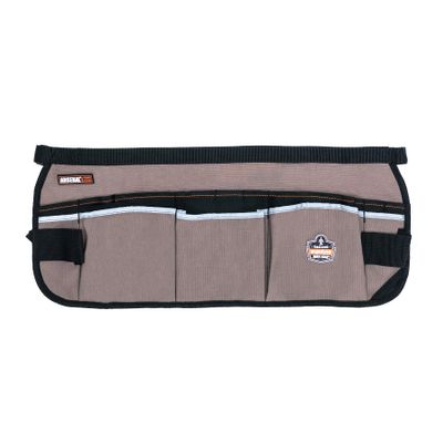 Ergodyne Arsenal 5706 Canvas Waist Tool Apron with 13 Pockets, Gray