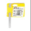 9/64" BriteGuard Plated Ball End L-Wrench Tag & Barcoded view 1