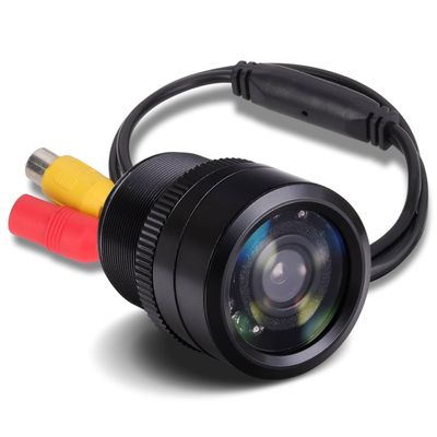 Pyle Flush Mount Rearview Mirror Cam, Marine Grade Waterproof HD Rear Car Camera with Night Vision, IR LED Lights, Built-in Distance Scale Lines, Wide-Angle Lens Backup Cam,1.25" x 1.25" x 1.77"