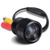 Pyle Flush Mount Rearview Mirror Cam, Marine Grade Waterproof HD Rear Car Camera with Night Vision, IR LED Lights, Built-in Distance Scale Lines, Wide-Angle Lens Backup Cam,1.25" x 1.25" x 1.77" view 1