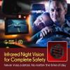 Pyle Flush Mount Rearview Mirror Cam, Marine Grade Waterproof HD Rear Car Camera with Night Vision, IR LED Lights, Built-in Distance Scale Lines, Wide-Angle Lens Backup Cam,1.25" x 1.25" x 1.77" view 2