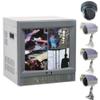 Mace FO5144Q1 14-inch Color Flat Screen with 3 Indoor/Outdoor Cameras and 1 Mini-Dome Camera view 1