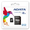 A-Data Micro SD 2GB with Adapter view 1