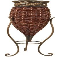 AR Home Dcor Narrow Table Top Weave Vase for HD510 Satellite Speakers