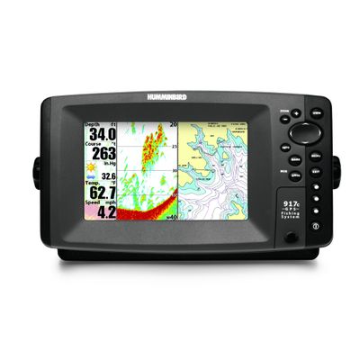 Humminbird 917c Combo 7-Inch Waterproof Marine GPS and Chartplotter (Without Transducer)