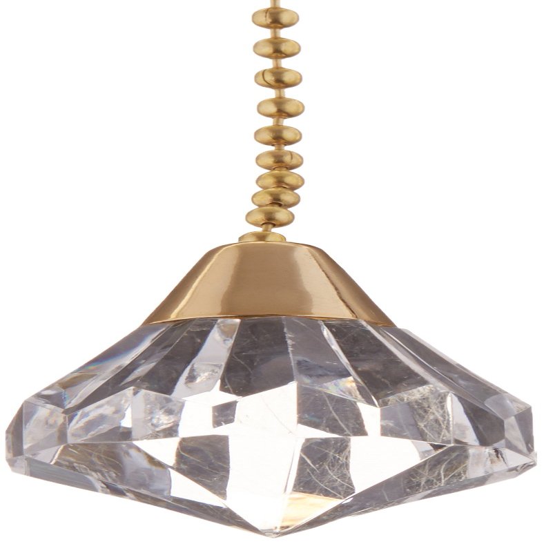 Westinghouse 7709300 Acrylic Diamond Pull Chain 1x1.5x12