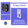 Tjernlund V2D Underaire Crawlspace Ventilator Fan Moisture Reducing 220 CFM view 4