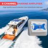 Pyle 6 Channel Marine Amplifier Receiver - Waterproof Wireless Bridgeable Audio Amp for Stereo Speaker with 2000 Watt Power Dual MOSFET Supply, GAIN Level, RCA Inputs and LED Indicator - PLMRA620 view 2