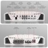 Pyle 6 Channel Marine Amplifier Receiver - Waterproof Wireless Bridgeable Audio Amp for Stereo Speaker with 2000 Watt Power Dual MOSFET Supply, GAIN Level, RCA Inputs and LED Indicator - PLMRA620 view 3