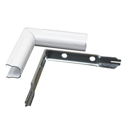 Legrand Wiremold BWH7 Metal Raceway for Extending Power, 700 Series, Inside Elbow, White (1 Pack)