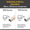 Legrand Wiremold BWH7 Metal Raceway for Extending Power, 700 Series, Inside Elbow, White (1 Pack) view 2