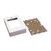Legrand Wiremold BW2 Metal Raceway for Extending Power, 700 Series, 1 Gang Outlet Box, 1" Deep, White (1 Pack) view 1
