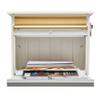 Gibraltar Mailboxes Mailsafe Medium Capacity Aluminum White, Wall-Mount Mailbox, MSK0000W view 3