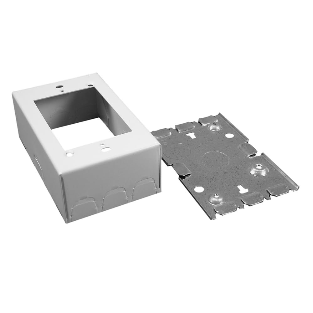 Legrand Wiremold 700 Series Metal Raceway Extra Deep Electrical Box, White