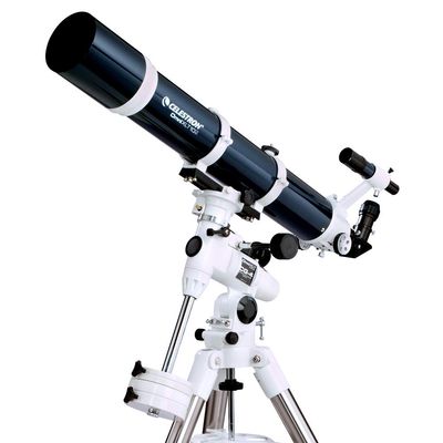 Celestron Omni XLT 102 Refractor Telescope Hand-Figured Refractor with XLT Optical Coatings Manual German Equatorial EQ Mount with Setting Circles and Slow Motion Control Includes Accessories