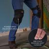 Ergodyne ProFlex 230HL Wide Soft Cap Knee Pad, Black view 2