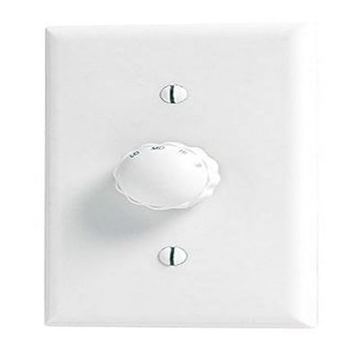 Hunter Fan Company, 27180, Three-Speed Stepped Wall Control White