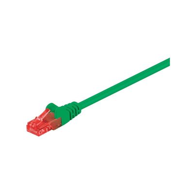 Goobay 68400 CAT 6 Patchcable, U/UTP, Green, 2m Cable Length