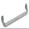 C.R. Laurence BM24BN CRL Brushed Nickel 24" BM Series Tubular Single-Sided Towel Bar view 1