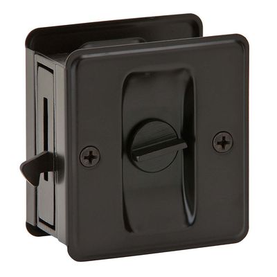 SCHLAGE Ives by Schlage 991B-613 Sliding Door Pull, Oil-Rubbed Bronze