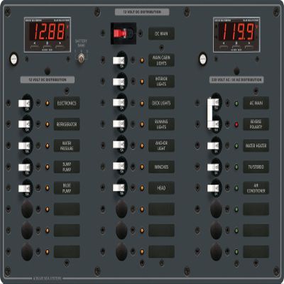 Blue Sea Systems 8508 AC Main + 6 Positions/DC Main + 18 Positions [European]