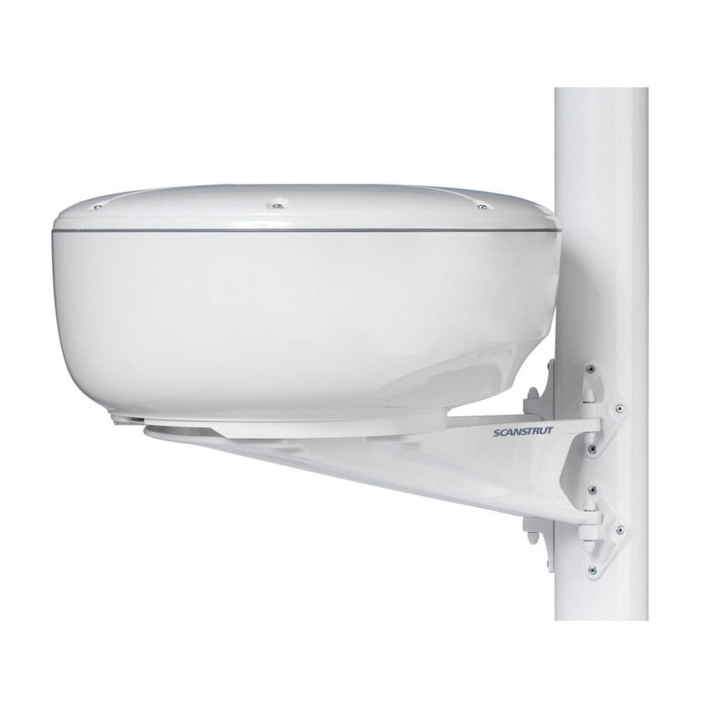 Scanstrut M92722 Mast Mount for 18" and 24" Raymarine, Garmin, and HALO24 , White