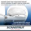 Scanstrut M92722 Mast Mount for 18" and 24" Raymarine, Garmin, and HALO24 , White view 3